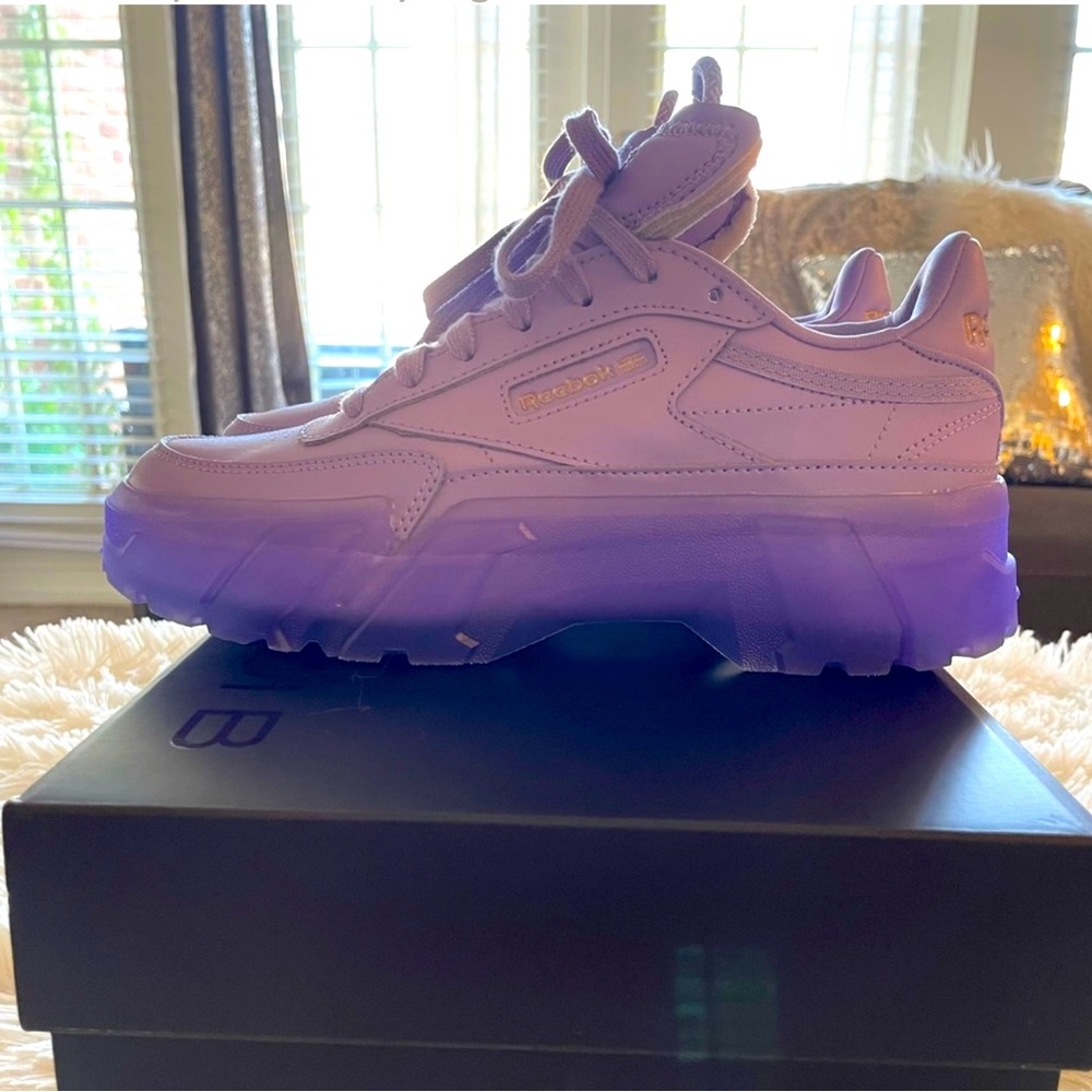 Cardi B Club C Sneakers Purple Size 8 Women
